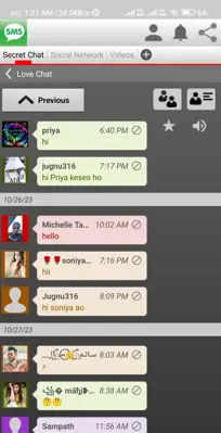 Secret Messenger android App screenshot 4